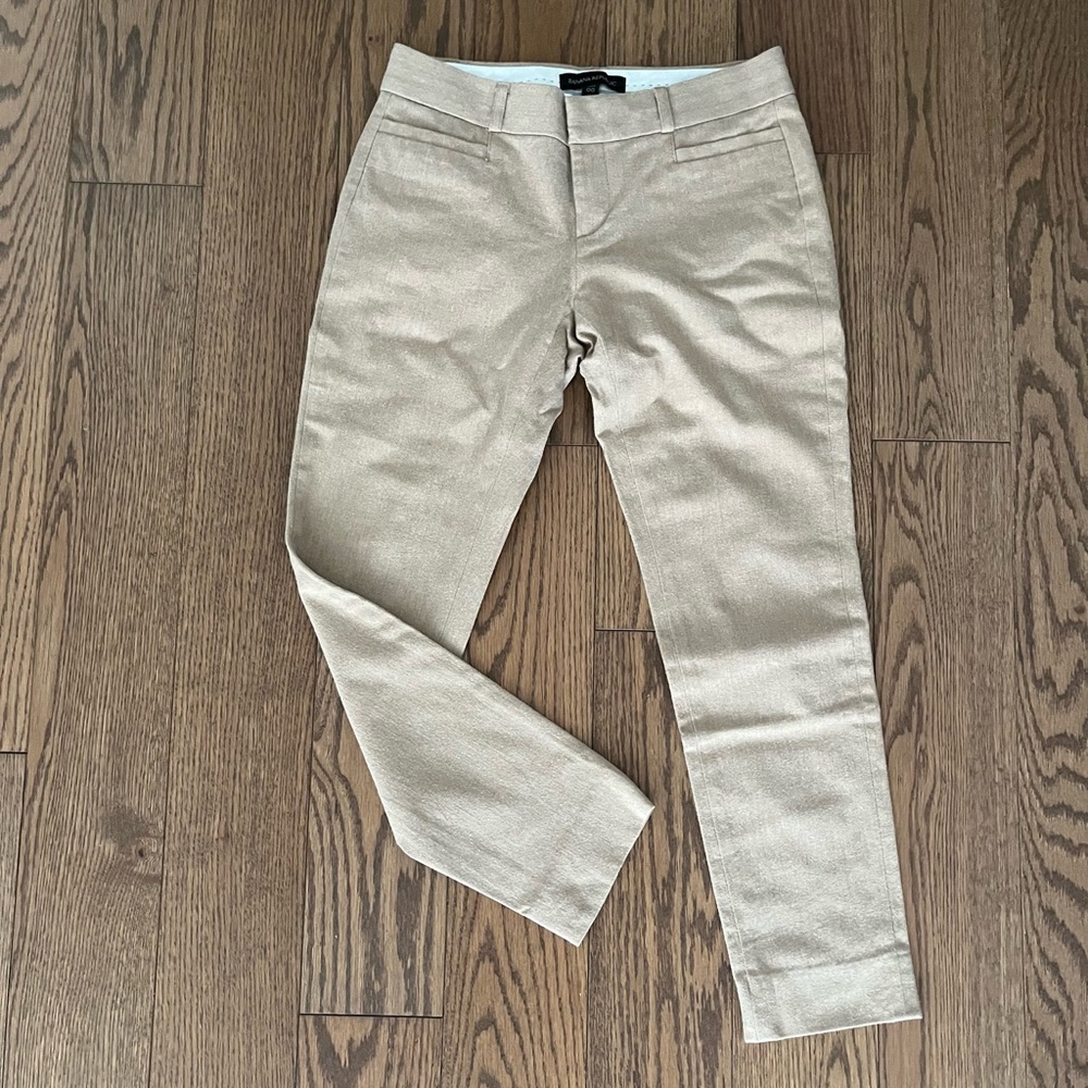 Banana Republic | ankle cropped pants | size 00